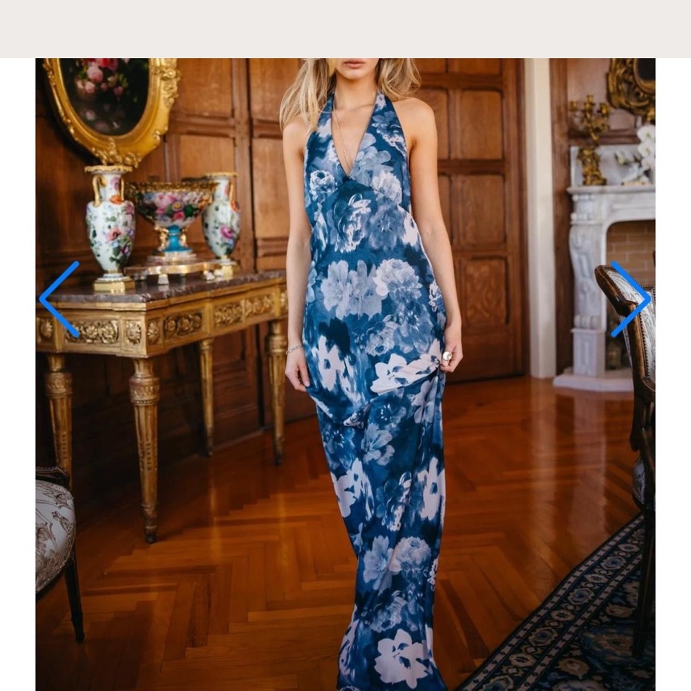 Blue Skatie Maxi Dress